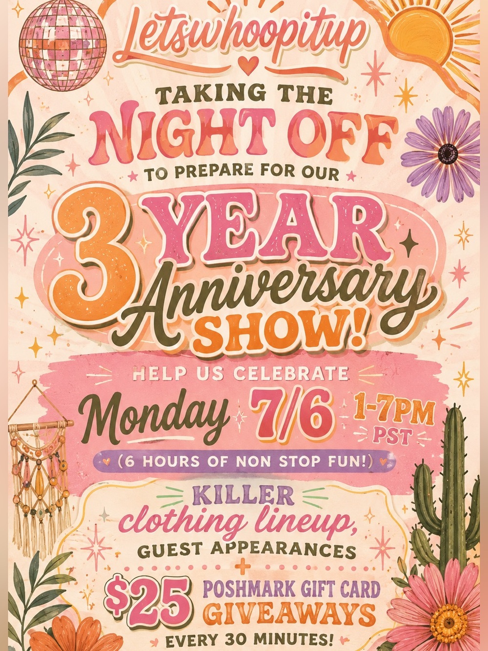 3 Year Posh Anniversary Show🥰